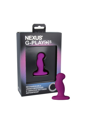 Вибромассажер простаты G-Play Plus S Purple, макс диаметр 2,3см, перезаряжаемый Nexus (276390008)
