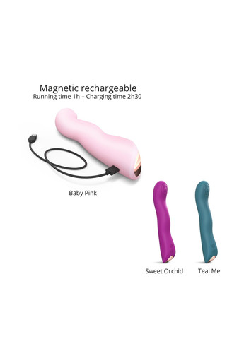 Вібратор SWAP - BABY PINK, з пульсівною перлиною для точки G, 3 мотори, гнеться Love To Love (269007080)