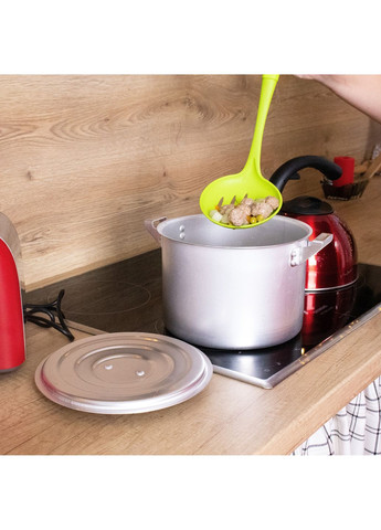 Каструля матова алюмінієва із кришкою 4.5 л Interos (273207360)