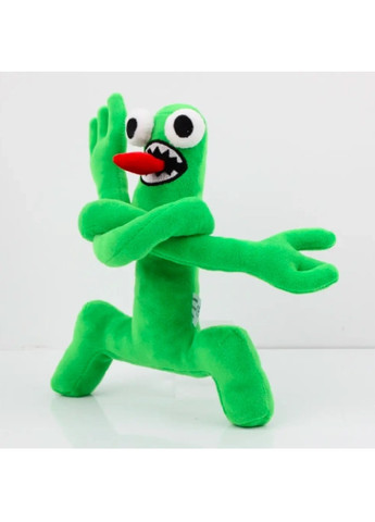 Оригинальная детская мягкая плюшевая игрушка для детей персонаж радужные друзья роболокс 25х40 см (475401-Prob) Грин Unbranded (266987847)