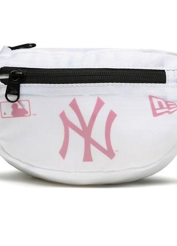 Маленькая поясная сумка на пояс плечо бананка New Era new york yankees mlb micro waist bag white (277369707)