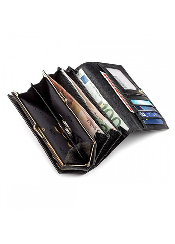 Кошелек из натуральной кожи 18489 (S9001B) Черный BOSTON (262524113)