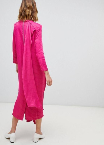 Фуксинова (кольору Фукія) сукня міди кольору фуксія Asos