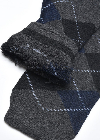 Шкарпетки чоловічі махрові темно-сірого кольору розмір 40-45 Let's Shop (275928683)