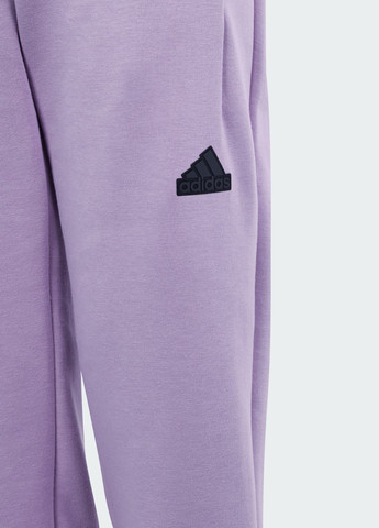 Фиолетовые спортивные демисезонные брюки adidas