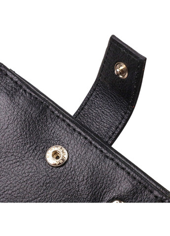 Удобный мужской кошелек из натуральной гладкой кожи 21877 Черный Canpellini (259873917)