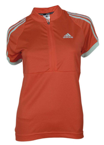 Оранжевая летняя футболка для велоспорта f87521 adidas