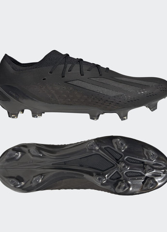 Черные всесезонные футбольные бутсы x speedportal.1 firm ground adidas