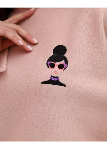 Розовый зимний свитер луниз MANDARIN