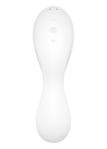 Вакуумний смарт-стимулятор із вібрацією Curvy Trinity 5 (White), керування зі смартфона Satisfyer (258470834)