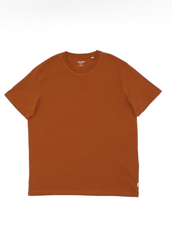 Светло-оранжевая футболка,цегляний, JACK&JONES