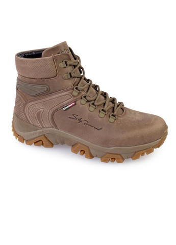 Коричневые зимние ботинки мужские бренда 9501046_(1) Grunwald