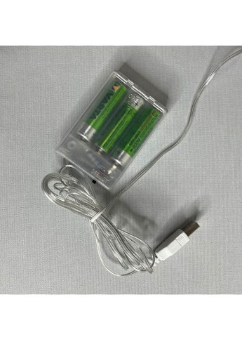 Ночник настенный неоновый Decoration Lamp Лампочка USB 5 В 3хАА 26х17 см Белый China (273474192)