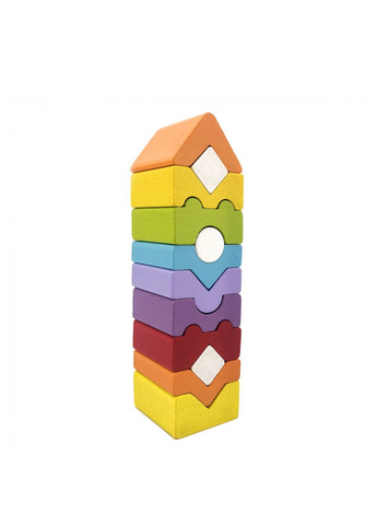 Пирамидка LD-11 цвет разноцветный ЦБ-00097230 Cubika (259465807)