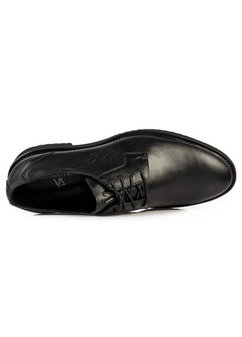 Черные классические туфли мужские бренда 9402042_(1) Vittorio Pritti на шнурках