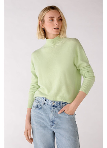 Салатовий демісезонний жіночий светр салатовий джемпер Oui