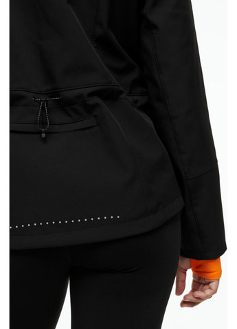Черная демисезонная женская ветрозащитная куртка н&м (56093) xs черная H&M