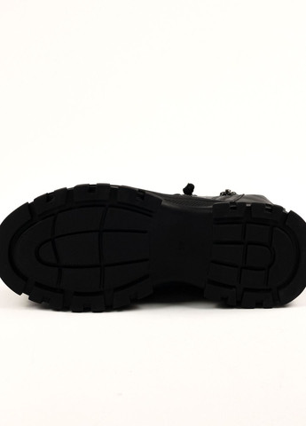 Осенние ботинки женские черные кожа Lifexpert