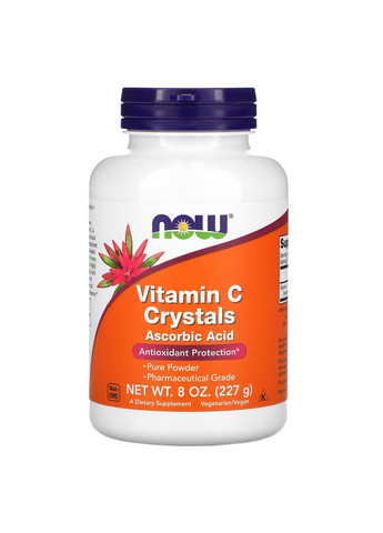 Витамин C в Кристаллах Vitamin C crystals - 227 г Now Foods (275335116)