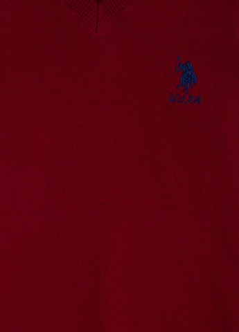Бордовый свитер для мальчиков U.S. Polo Assn.
