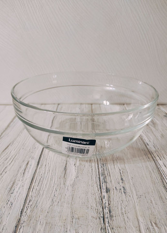 Салатник из жаропрочного ударостойкого стекла Empilable Transparent (диаметр 20 см) Luminarc (275462300)