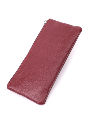 Вместительная ключница из натуральной кожи 22508 Бордовый st leather (277980509)