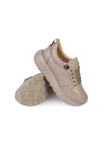 Коричневі осінні кросівки жіночі бренду 8200344_(1) ModaMilano