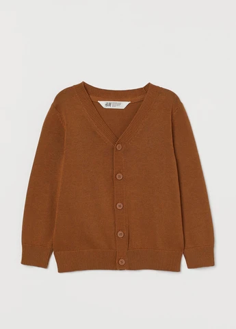 Кардиган демісезон,коричневий, H&M (257698864)