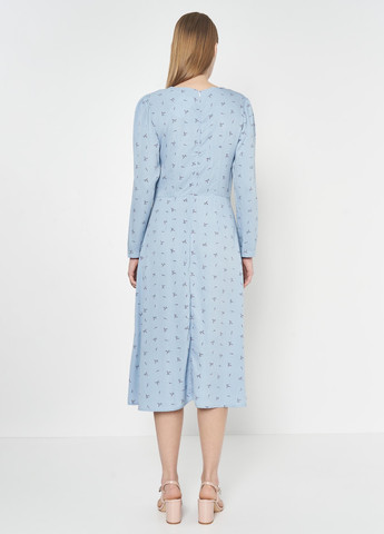 Голубое сукня демісезон,блакитний в візерунки,suit`u Suit'u