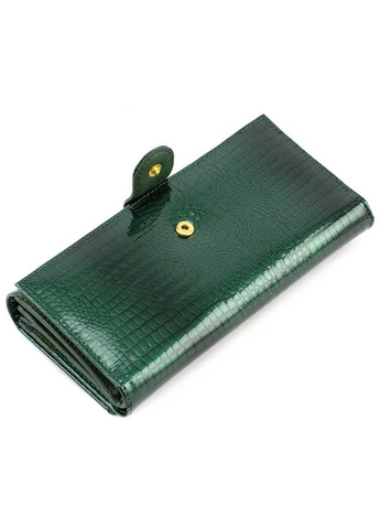 Современный женский кошелек из кожи MC-403-2480-7 (JZ6585) зелёный Marco Coverna (259752551)