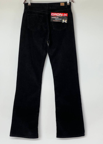 Черные кэжуал демисезонные брюки Cron-X