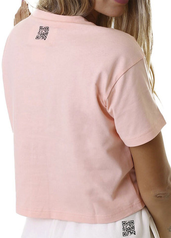 Светло-розовая всесезон укороченная футболка Champion