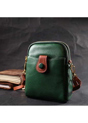 Молодіжна жіноча шкіряна сумка через плече 22268 Vintage (276705819)