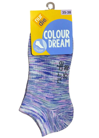 Женские цветные носки р. 35-38 Фиолетовый Nur Die (277988622)
