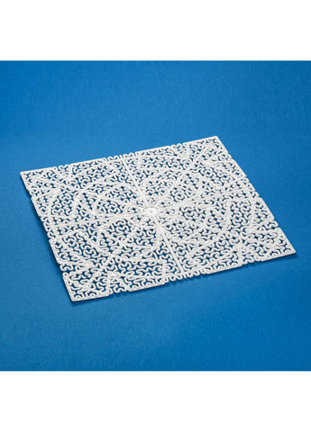 Дренажний килимок підкладка для сироробства сиру полімерний білий 20х20 см Kitchette (264021569)