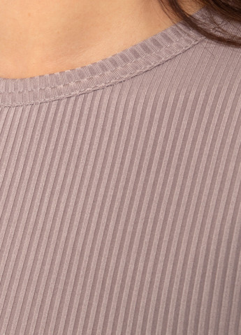 Сіра всесезон піжамний жіночий комплект трійка в рубчик, халат, футболка з шортами сірий Maybel