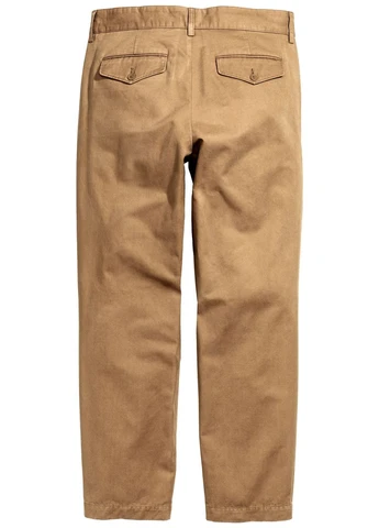 Горчичные брюки H&M