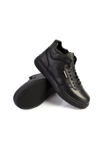 Черные зимние ботинки мужские бренда 9500886_(1) One Way