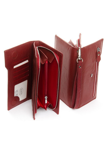 Кожаный женский кошелек Classic DR.BOND WMB-2M dark-red Dr. Bond (261551105)