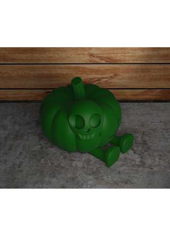 Гарбуз на Хелоувін з ніжками та головою прибульця ЗаСвіт (266425277)
