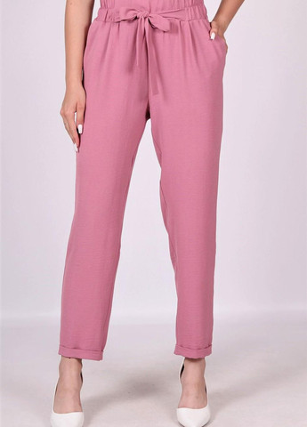Розово-лиловые классические брюки Актуаль