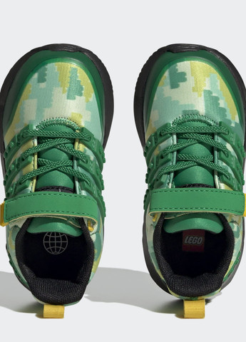 Зеленые всесезонные кроссовки x lego® racer tr21 adidas