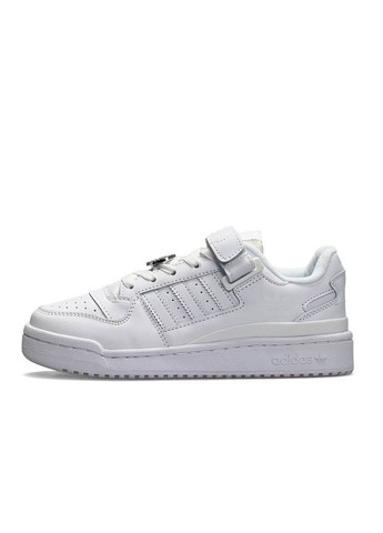 Белые демисезонные кроссовки женские, вьетнам adidas Originals Forum 84 Low New All White