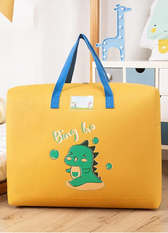 Сумка органайзер для перевозки транспортировки хранения вещей одежды одеял подушек 45х39х18.5 см (475268-Prob) Желтая Unbranded (264741651)