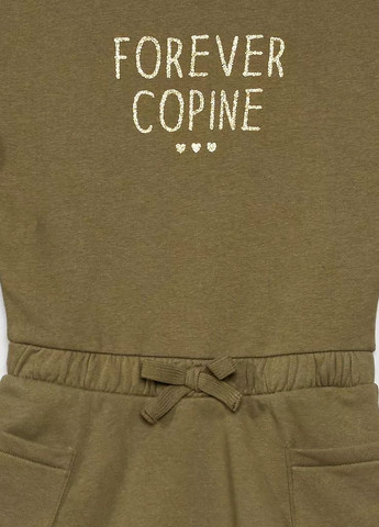 Хаки платье демисезон,хаки с принтом, Kiabi (264305914)