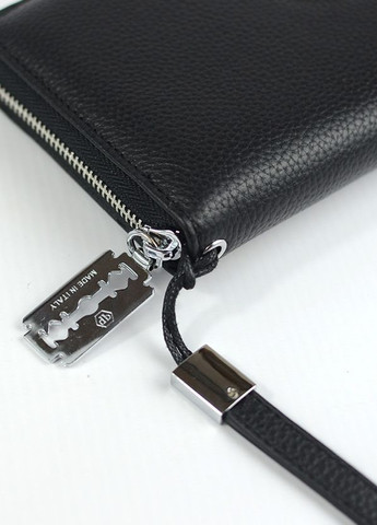 Мужской кожаный клатч на молнии деловая молодежная классическая сумочка клатч с кистевым ремешком No Brand (268219300)