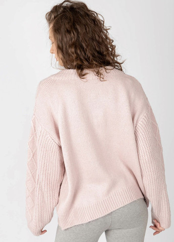 Жіночий пуловер колір пудровий ЦБ-00237055 Karon (277605523)