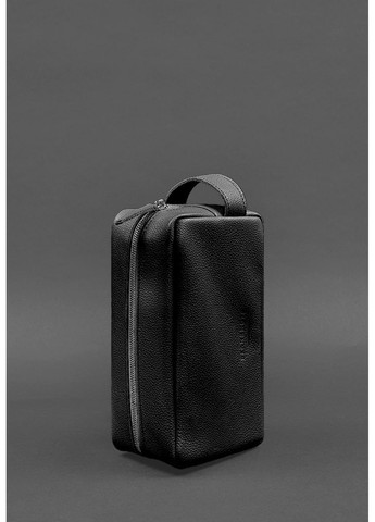 Жіноча шкіряна косметична сумка 6.0 Чорний флотар BN-CB-6-SOS BlankNote (263519245)