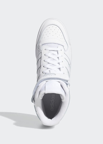 Білі всесезонні кросівки forum mid adidas