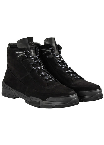 Черные зимние мужские ботинки 199804 Cosottinni